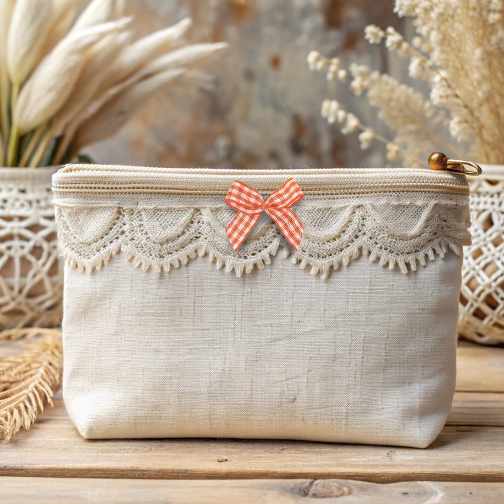 Набор текстильных бантиков, 100 шт, 403 красный, Annet BDR