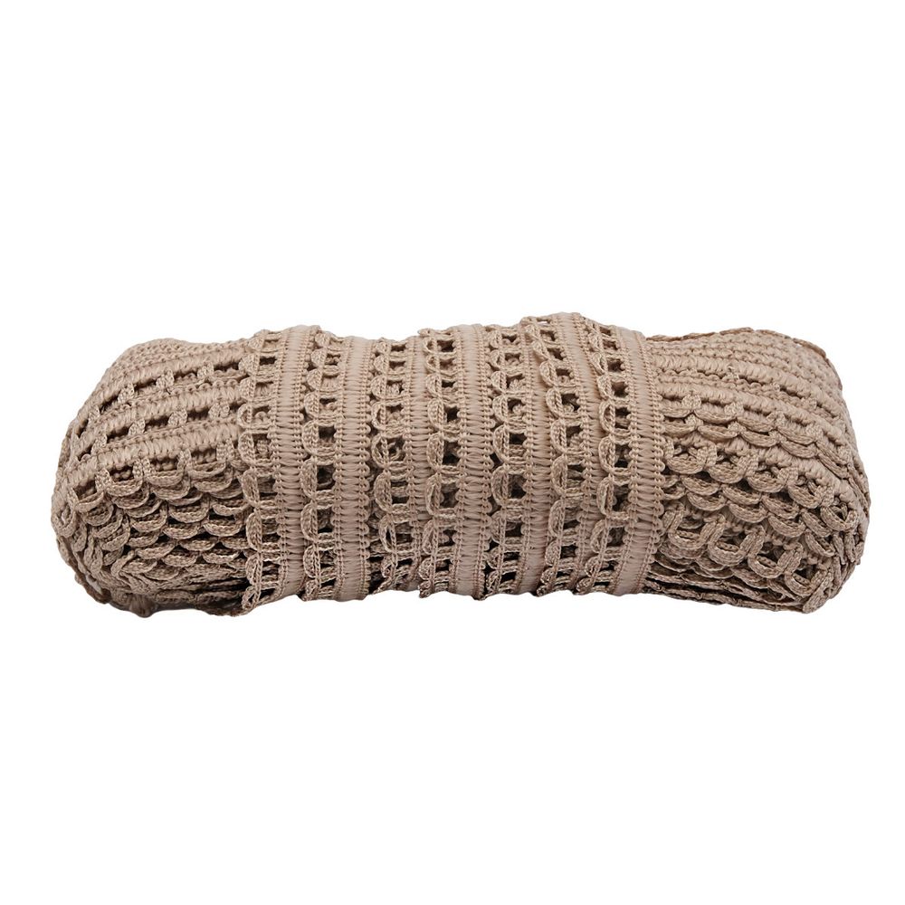 Кружево вязаное (тесьма) 10 мм / 25 метров, рис.9441 (бежевый) С3805Г17