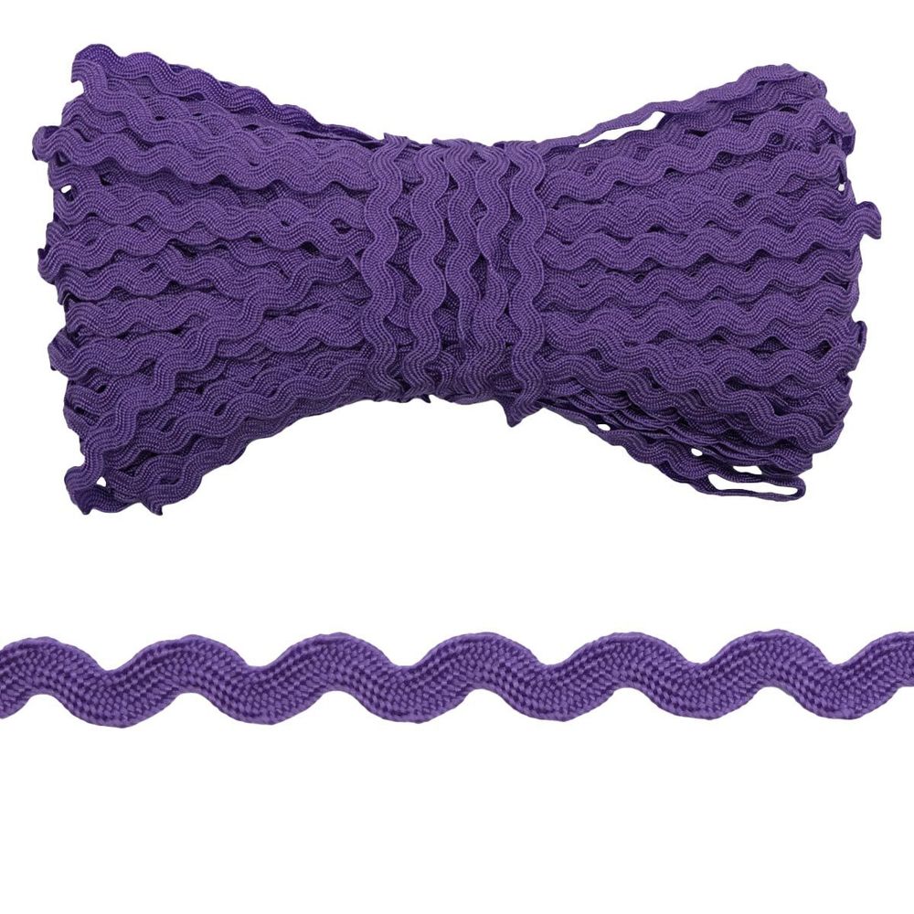 Тесьма вьюнчик 5мм / 20м (фиолетовый), С3582(С3581)