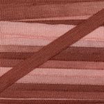 Лента (тесьма) шелковая 4.0 мм / 45.5±0.5 метров, M047 св. коричневый/коричневый, Gamma SRM-4