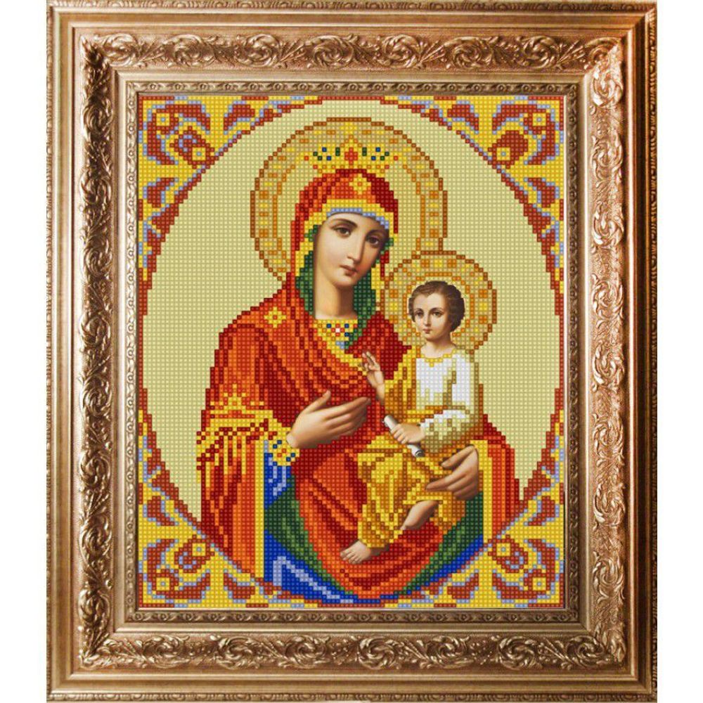 Рисунок для вышивания бисером Конек (ткань), 9213 Богородица Скоропослушница 20х25 см