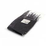 Перья на ленте декоративные Страус FBY-15-100 15см черный уп.2м