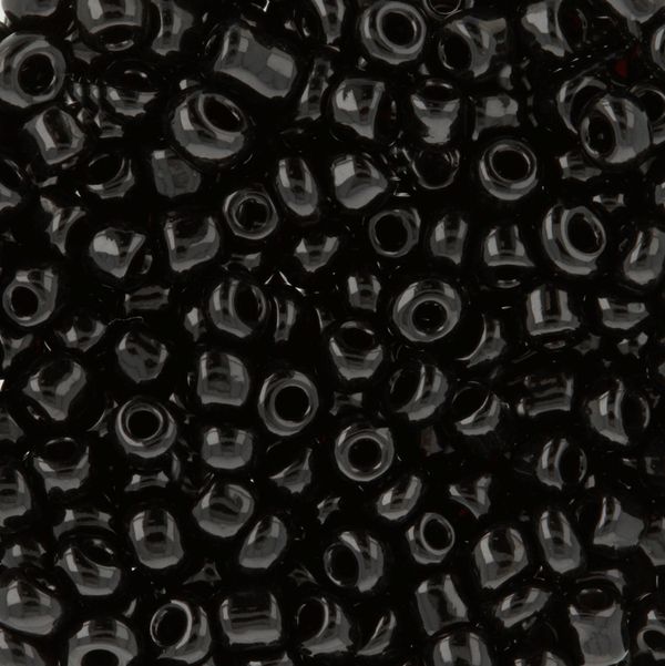 Бисер Zlatka 8/0 (2.9 мм), 100 г (10х10 г), №0049 черный, GR