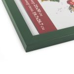 Рамка для картины (фото) пластик с оргстеклом 21х30 см, оливковый, Gamma ПРК-20