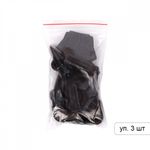 Клевант экокожа 190 мм C-KLV01 цв.коричневый темный, 3 шт