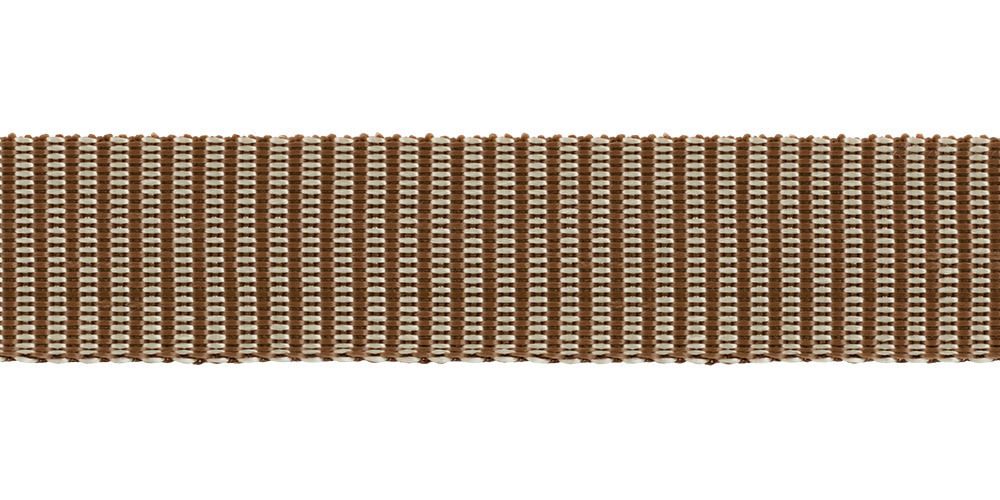 Стропа (ременная лента) 30 мм / 25 метров, [17.1 г/пог.м], 100% п/п, коричнево-кремовый, Gamma C3833