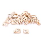 Крючки пришивные декоративные 15х7 мм, gold, 10 шт