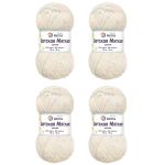 Пряжа Astra Premium (Астра Премиум) Детская мягкая цветная / уп.4 мот. по 50 г, 150 м, 03 принт