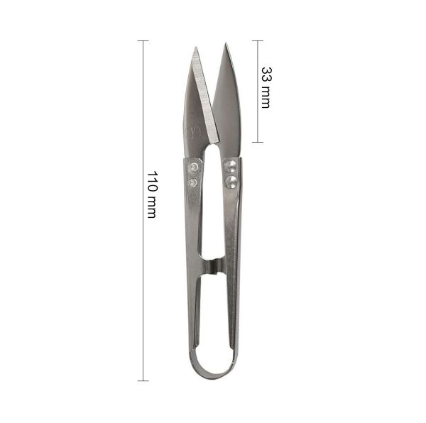 Ножницы снипперы для обрезки нитей 11 см, Gamma, CUS-50, 5 шт
