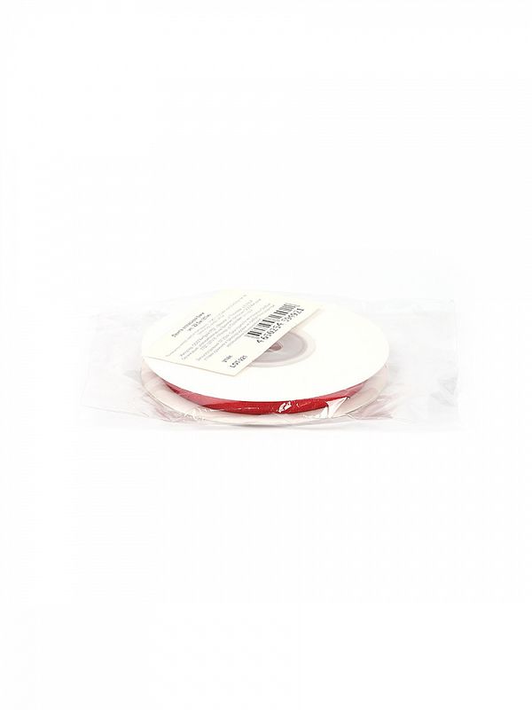 Лента атласная 1-сторонняя 6.0 мм / 22.5±1 метра, 3095 красный, Magic4Hobby