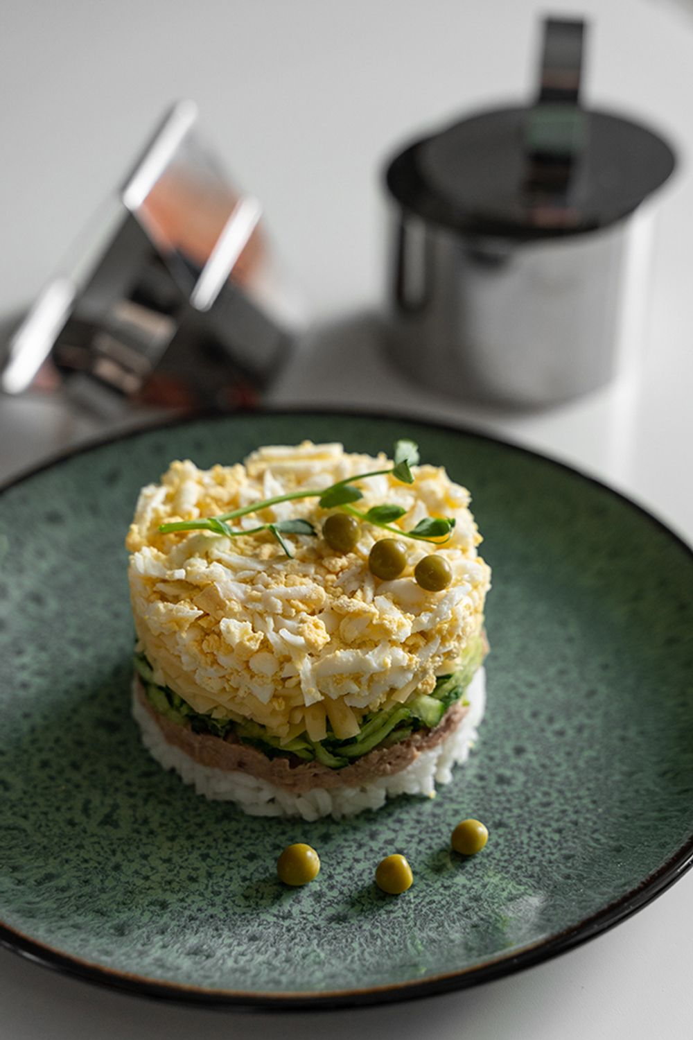 Форма металлическая для салатов, гарнира и десерта, 1 шт, №01 круг ⌀7.5 см, S-Chief SHF-0050