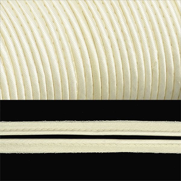 Кант атласный 11 мм / 65.8 метров, F102 молочный