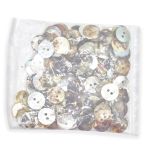 Пуговицы 2 прокола Ракушка 22L (14 мм) (agoya), CN-S002, 144 шт