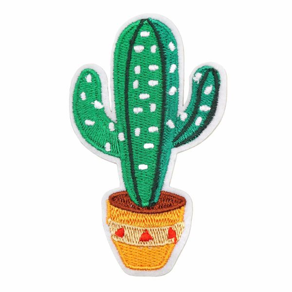 Термоаппликация Кактус, 4,9х8,1см, Hobby&Pro