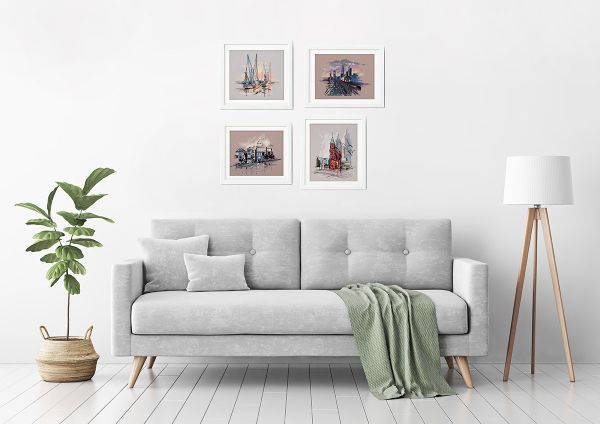 Набор для вышивания нитками Panna, Гудерхам-билдинг, 18,5х22 см