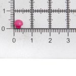 Украшения декоративные пуговицы Мини круглые на ножке, 5мм, уп/20 шт, малиновый