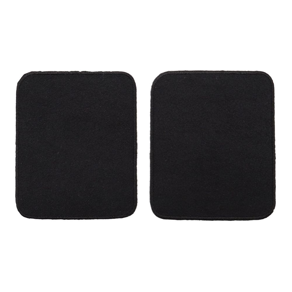 Термоаппликация Прямоугольник 9,5х8см, уп., 2 шт, цв.черный