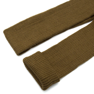 Манжеты трикотажные рукава 6.5 см / 3 метра, тонкие, 2х2, 075 беж