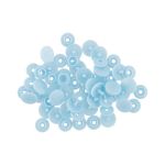 Кнопка рубашечная установочная пластик ⌀10 мм, 15 шт, 005 голубой, Micron POM-10