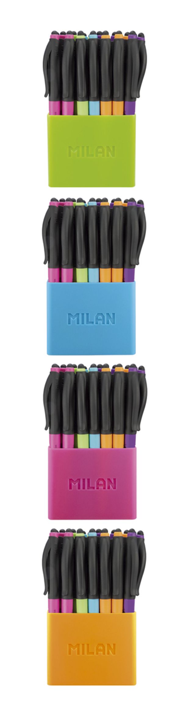 Ручка шариковая автоматическая со стилусом P1 Stylus 24 шт, 176592124 ассорти цвет чернил: ассорти, Milan