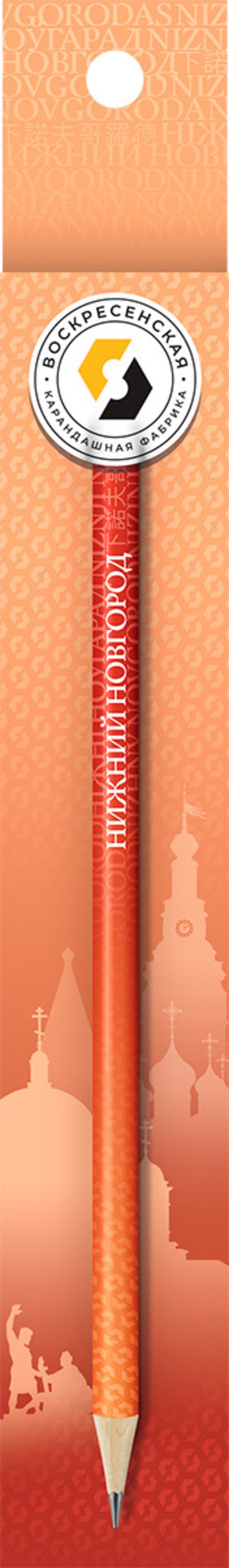 Карандаш чернографитный заточенный ТМ (HB), 4 шт, Нижний Новгород, ВКФ SUV-044