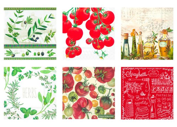 Салфетки для декупажа ассорти №29, 6 шт, Белла, Италия!, Love2art SDS №29