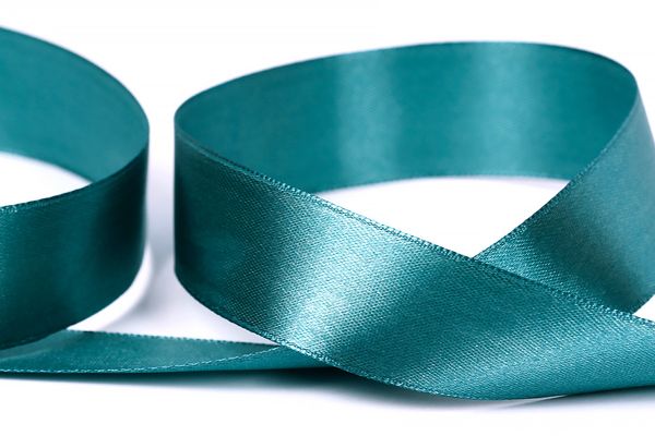 Лента атласная 1-сторонняя 25.0 мм / 33±2 метра, 107 т-зеленый, Gamma