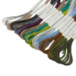 Резинка шляпная (шнур эластичный) ⌀1.5 мм / 5.5 метров, 0370-0301, ассорти, 14 шт