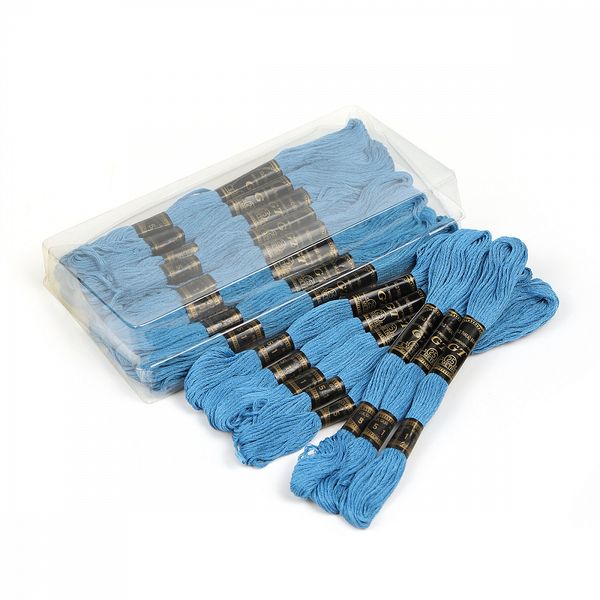 Мулине Ideal ТВ, 24 мотка по 8 метров, цв. 511 синий