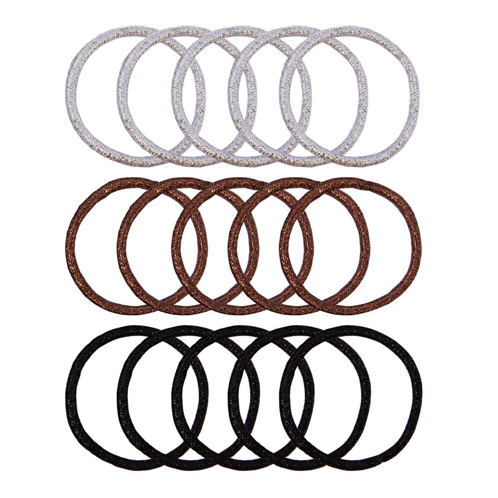 Набор резинок для волос 75 шт (5х15 шт), №01, Cherry Mary V/R6209