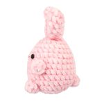 Набор для вязания игрушки Miadolla AMG-MN-0138, Зайка (велюр), 11 см