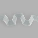 Лента капроновая (органза) 50.0 мм, 22.86 м, 01 белый