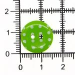 Пуговицы детские Горошек 24L (441 салатовый) Q7125-FSS, 72 шт