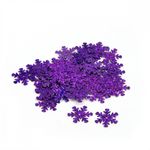 Пайетки плоские 18 мм, TBY-FLK524, цв.фиолетовый, уп.50г