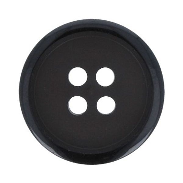 Пуговицы 4 прокола костюмные 16 мм, 24 шт, D176 т.коричневый, Gamma RIO 0010