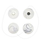 Клипсы для штор магнитные "Агат" с леской ⌀35, 79