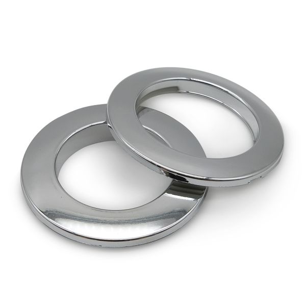 Люверсы шторные ⌀35 мм, с многоуровневым замком цвет № 1 серебро, 10 шт