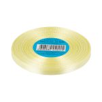 Лента атласная 1-сторонняя 6.0 мм / 33±2 метра, 009 св.желтый, Gamma