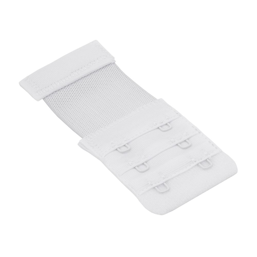 Удлинитель застежки для бюстгальтера 3*2, 40 мм, белый, 1 шт, Pony, 73404