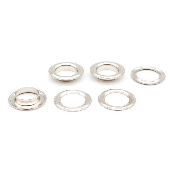 Люверсы металл ⌀20.0 мм (внутр.), цв. никель, 1967/68, 50 шт, BIG