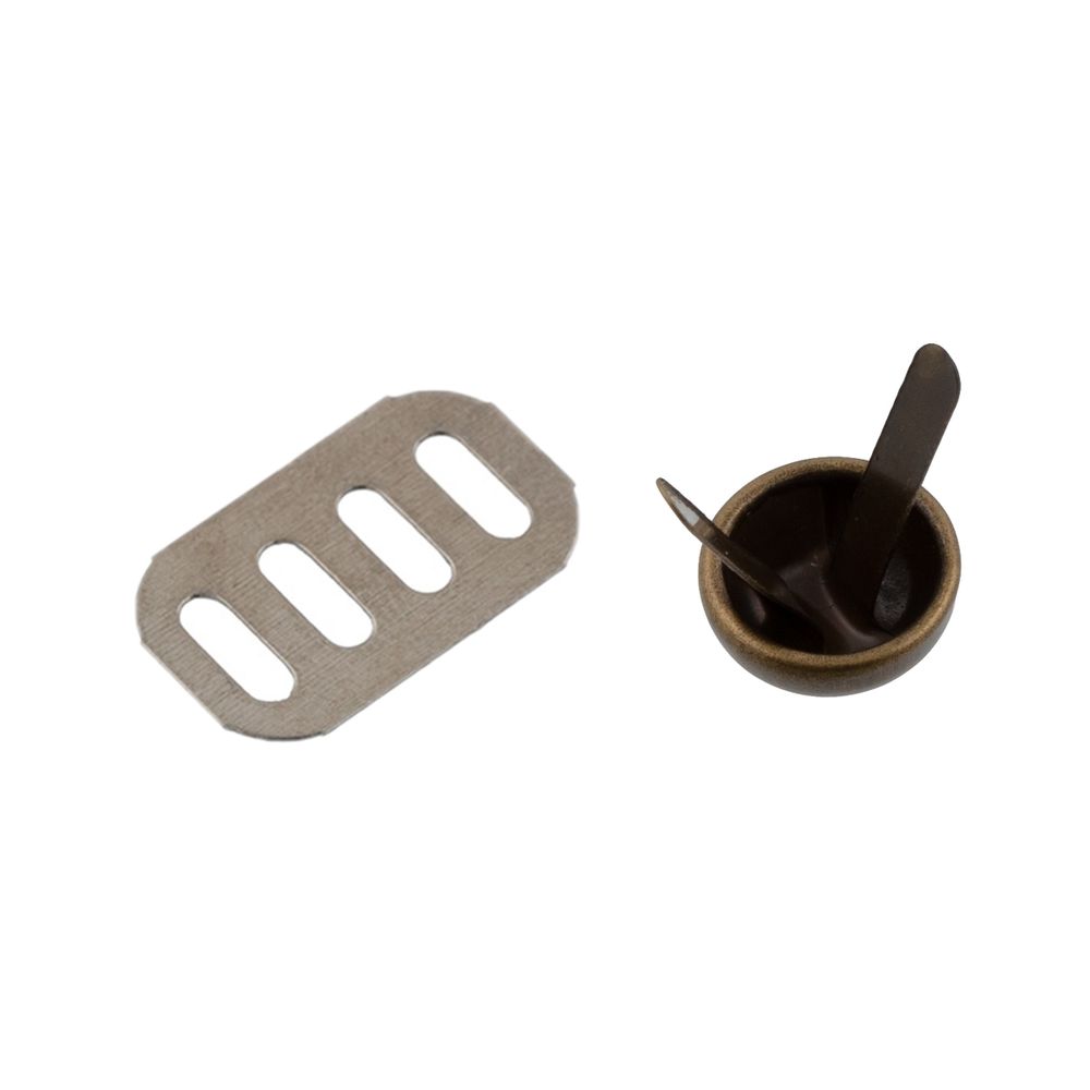 Ножки для дна сумки металл ⌀10 мм, 20 шт, 24 под бронзу, Gamma