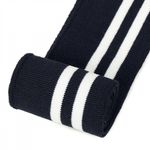 Подвяз (довяз) трикотажный 6.0х80 см, т.синий с белыми полосами, 100% п/э, 1 штука