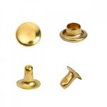 Хольнитены односторонние сталь 7х7 мм, №33, TBY.5107 цв. золото уп. 1000 шт, TBY