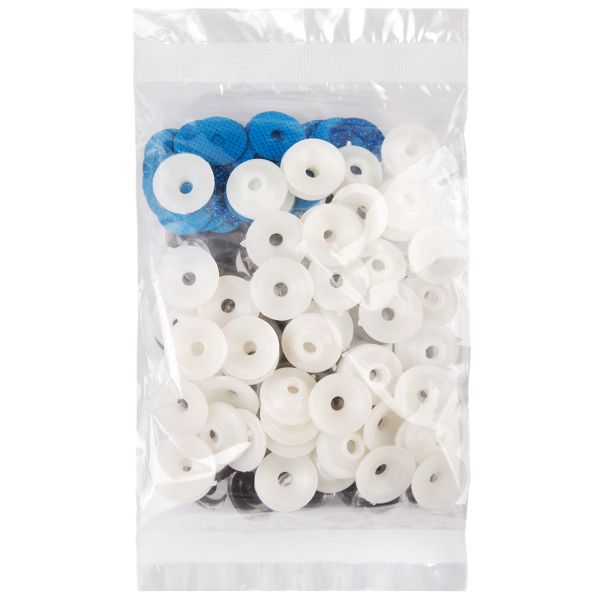 Глаза пластиковые с блестящей вставкой ⌀20 мм, 50 шт, синий, HobbyBe PGSB-20F