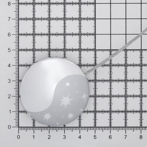 Клипсы для штор магнитные с тросом, 30см ⌀45, 1Н