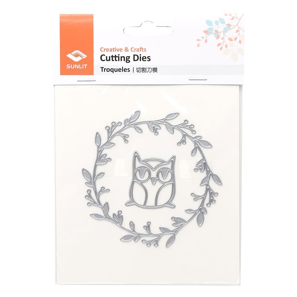 Форма для вырубки, Сова, 100х100мм, 861-009-015