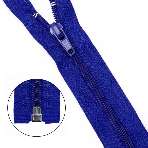 Молния спираль (витая) Т5 (5 мм) 1 зам., разъем., 50 см, 220 василек, 10 шт