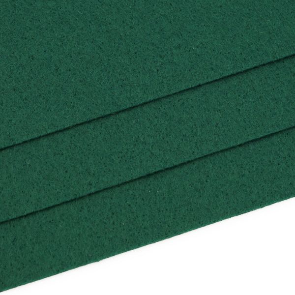 Фетр листовой жесткий 1.0 мм, 160гр, 20х30см, 3 штук Astra&Craft (AF846 болотный)