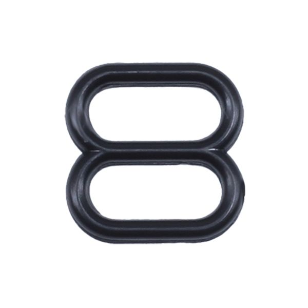 Рамки-регуляторы для бюстгальтера пластик 8.0 мм, черный, 100 шт, 503536