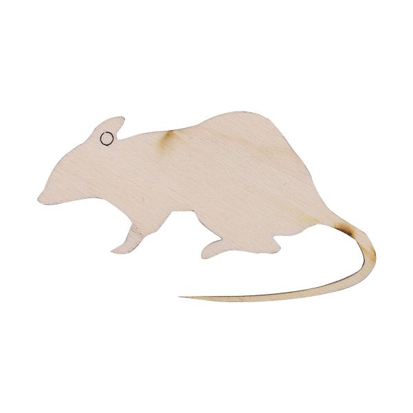 Заготовка для декорирования Крыса 8х4,5х0,3см, Астра